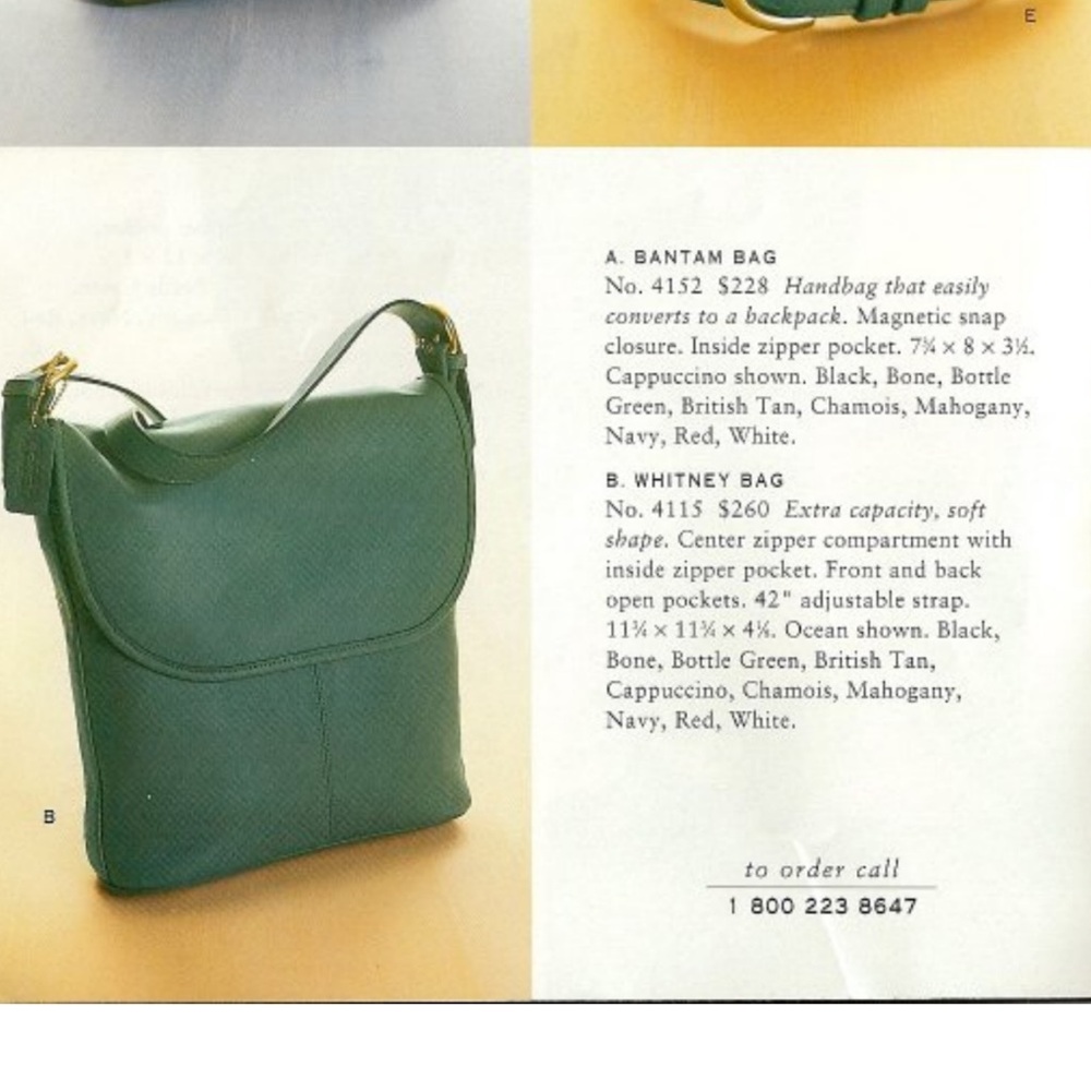 Coach 1996 Whitney #4115 in Bone - Picture 10 of 12
